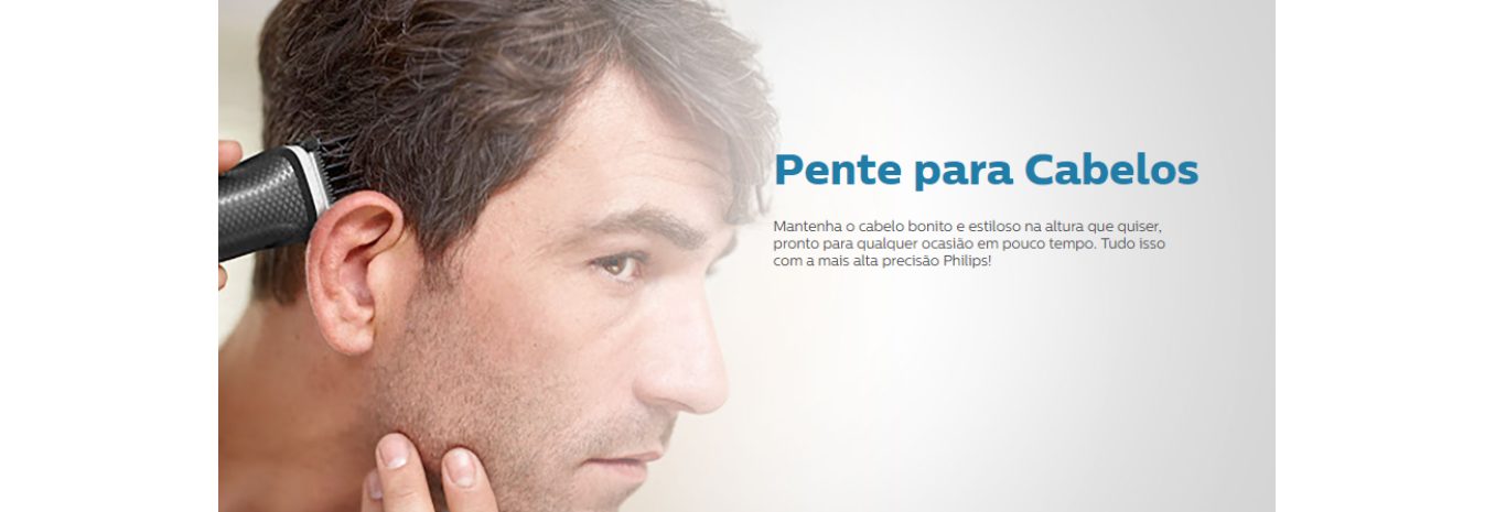 Aparador Multifuncional Philips Serie 3000 7 Acessórios 1 Velocidade Branco/Preto - MG3721/77